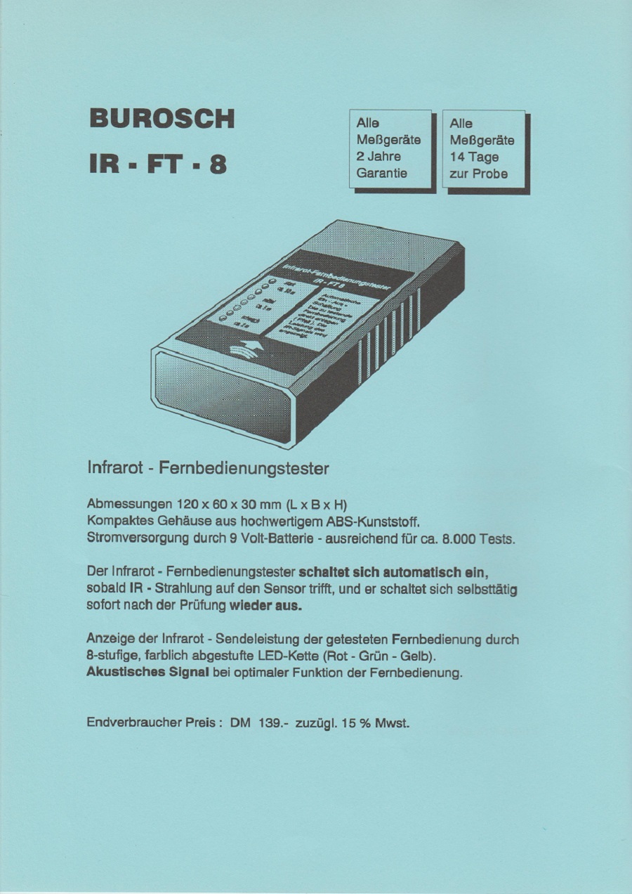 Burosch IR -FT - 8 